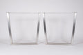 Rabea - Brushed Stainless Steel (Pair)